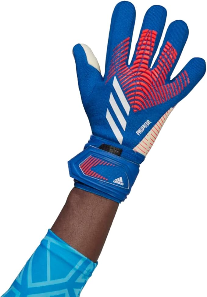 adidas 阿迪达斯 男士 pred gl lge 守门员手套, hirblu/turbo/white